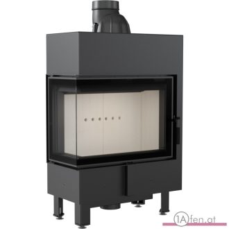 Kratki lucy 12 slim  kamineinsatz mit linke eckscheibe/ 8kw