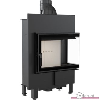 Kratki lucy 12 slim  kamineinsatz mit rechte eckscheibe/ 8kw