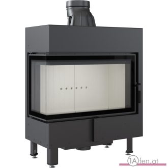 Kratki lucy 14  kamineinsatz mit linke eckscheibe/ 14kw