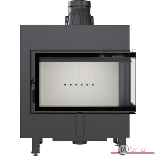 Kratki lucy 14  kamineinsatz mit rechte eckscheibe/ 14kw