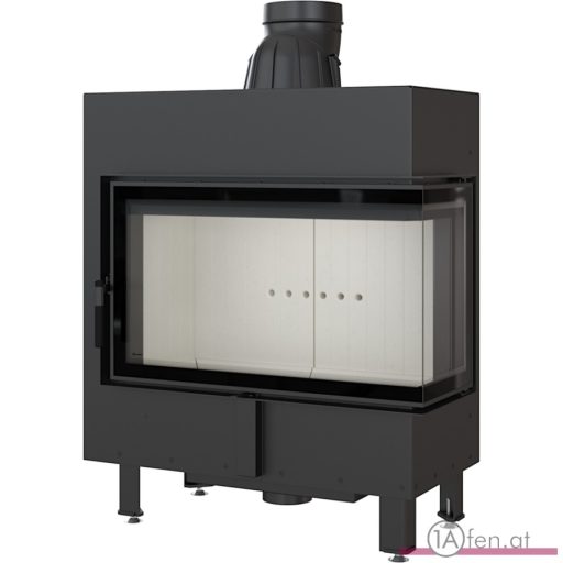 Kratki lucy 14  kamineinsatz mit rechte eckscheibe/ 14kw
