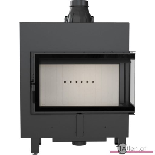 Kratki lucy 14 slim kamineinsatz mit rechte  eckscheibe/ 10kw