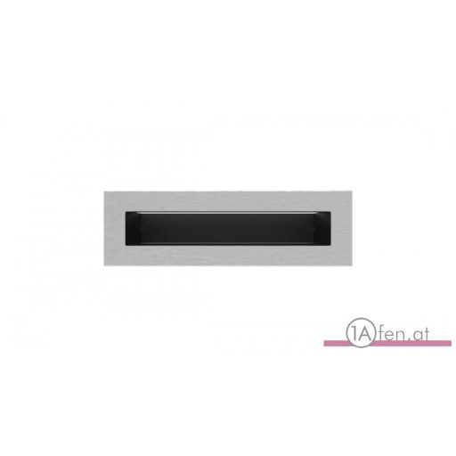 Lüftungsgitter modern (mit hinter seite) 9x40cm schwarz