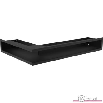 Lüftungsgitter eckig Schwarz NP/90 