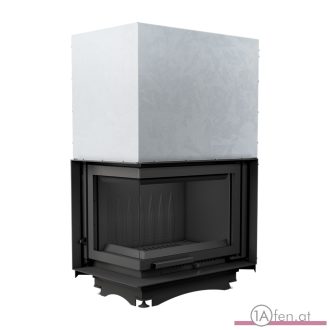 Kratki maja mit linke eckschiebetür kamineinsatz /8 kw