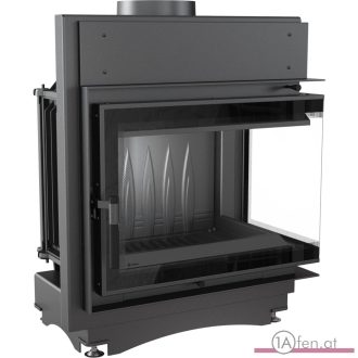 Kratki maja deco mit rechte eckscheibe kamineinsatz /8 kw