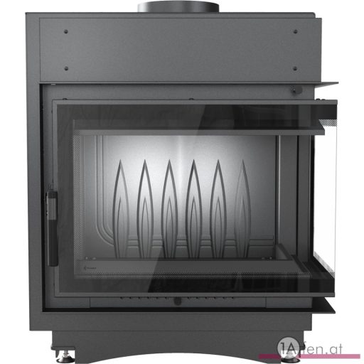 Kratki maja deco mit rechte eckscheibe kamineinsatz /8 kw