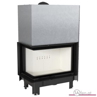   Kratki mba 17  kamineinsatz mit linke eck-schiebetür aus gebogenes glas  /17 kw