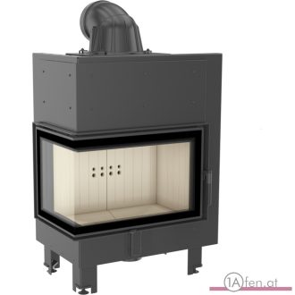 Kratki mbm 10  kamineinsatz mit linke eckscheibe /10 kw