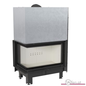Kratki mbo 15  kamineinsatz mit linke eck-schiebetür /15 kw