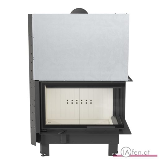 Kratki mbo 15  kamineinsatz mit rechte eck-schiebetür /15 kw