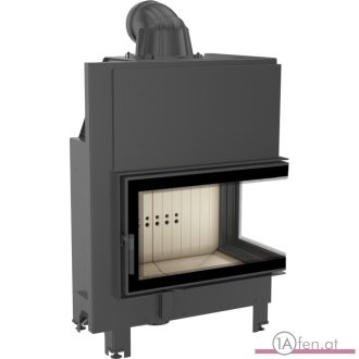 Kratki mbo 15  kamineinsatz mit rechte eckscheibe /15 kw