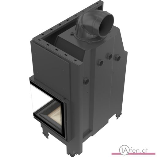 Kratki mbo 15  kamineinsatz mit rechte eckscheibe /15 kw