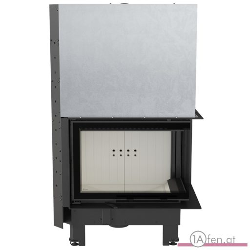 Kratki mbz 13  kamineinsatz mit rechte eck-schiebetür /13 kw