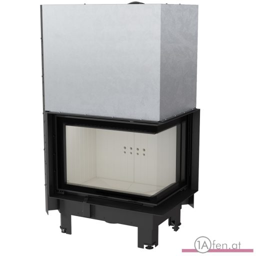 Kratki mbz 13  kamineinsatz mit rechte eck-schiebetür /13 kw