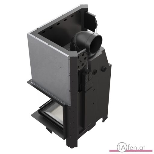 Kratki mbz 13  kamineinsatz mit rechte eck-schiebetür /13 kw