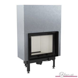   Kratki nadia10 BLACK kamineinsatz  mit schiebetür schwarz Verkleidung /10 kw