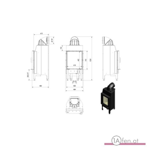 Kratki nadia 8  kamineinsatz /7 kw