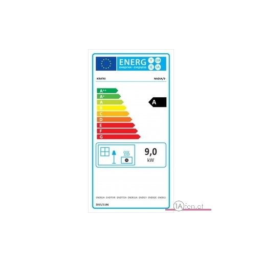 KRATKI NADIA Kamineinsatz BLACK - 9 kW Ø 200  