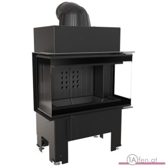 Kratki NBC/BSL/P/680/280 Panorama Glas Ofen - Schwarz