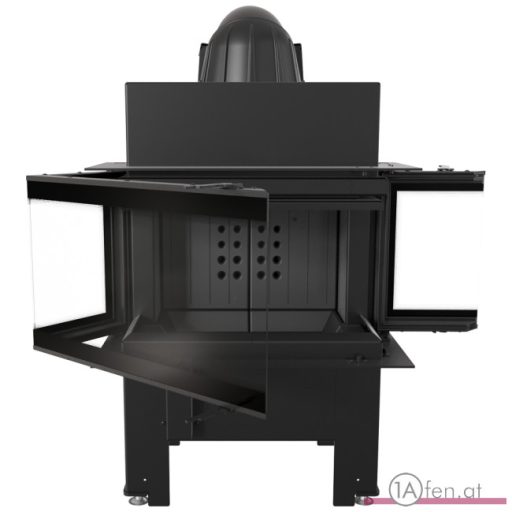 Kratki NBC/BSL/P/680/280 Panorama Glas Ofen - Schwarz