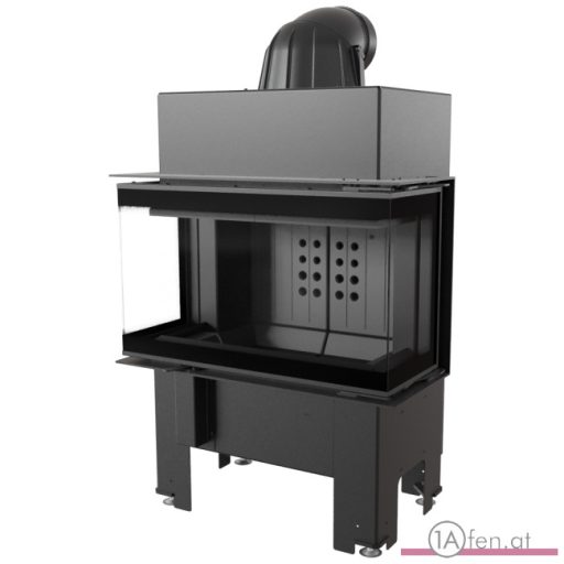 Kratki NBC/BSL/P/680/280 Panorama Glas Ofen - Schwarz