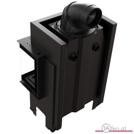 Kratki NBC/BSL/P/680/280 Panorama Glas Ofen - Schwarz