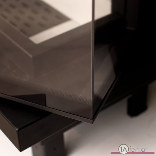 Kratki NBC/BSL/P/680/280 Panorama Glas Ofen - Schwarz