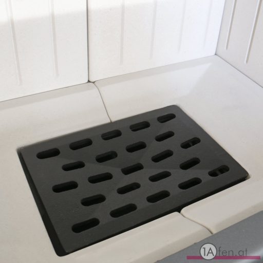 Kratki NBC/BSL/P/680/280 Panorama Glas Ofen - Schwarz