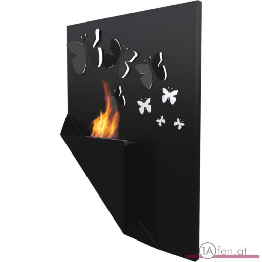 Deco ofen papa / wand bioethanolkamin schmetterling mit swarovski kristallen