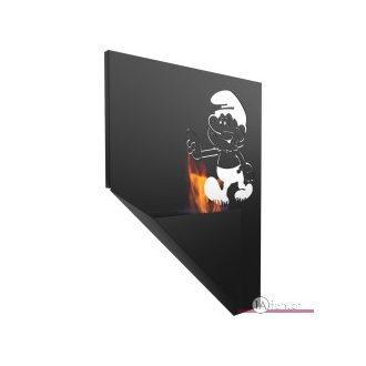 Deco ofen papa / wand bioethanolkamin papa schlumpf