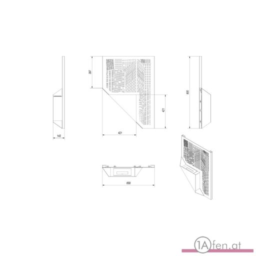 Deco ofen papa / wand bioethanolkamin papa schlumpf