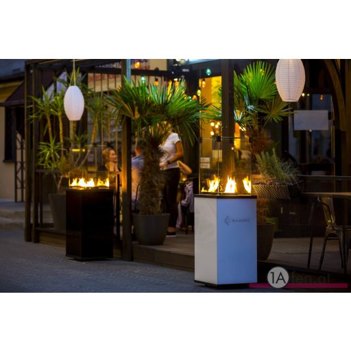 Gaskamin outdoor patio schwarz / 37 mbar