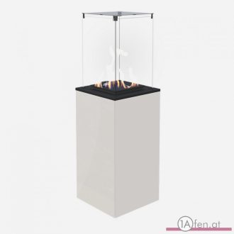 Gaskamin outdoor patio mini weiß / 37 mbar
