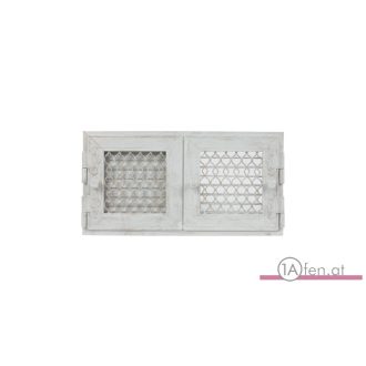 Lüftingsgitter retro 17cm x 34cm weis doppoelt