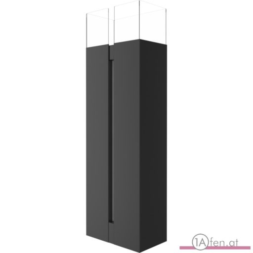 Deco ofen romeo / freistehend bioethanolkamin in farbe schwarz