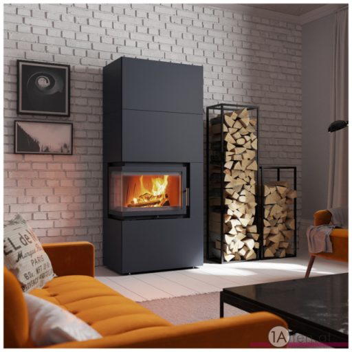 KAMINEINSATZ SIMPLE BOX 8 KW Ø 200 BLACK