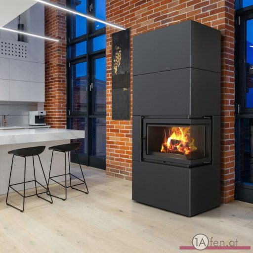 KAMINEINSATZ SIMPLE BOX 8 KW Ø 200 BLACK