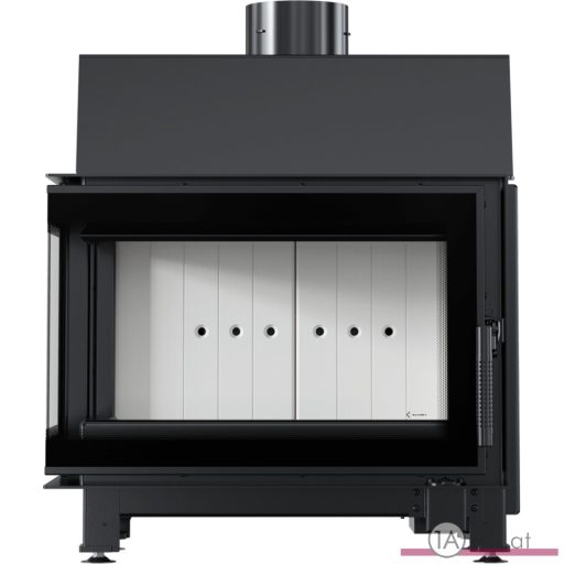 Kratki simple s  kamineinsatz mit linke eckscheibe/ 6kw
