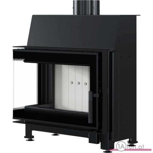 Kratki simple s  kamineinsatz mit linke eckscheibe/ 6kw
