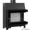 Kratki simple s  kamineinsatz mit rechte eckscheibe/ 6kw