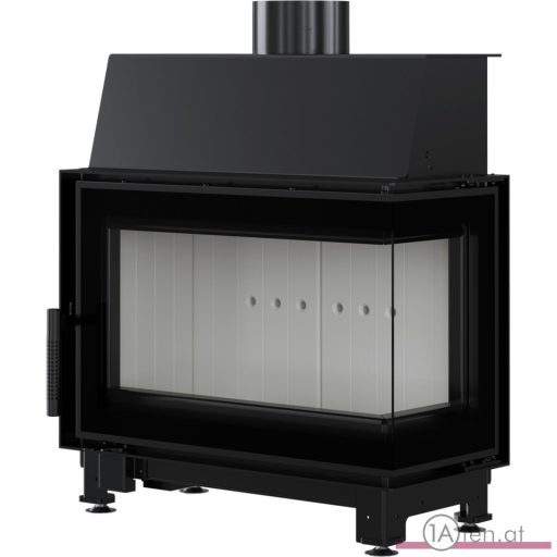 Kratki simple s  kamineinsatz mit rechte eckscheibe/ 6kw
