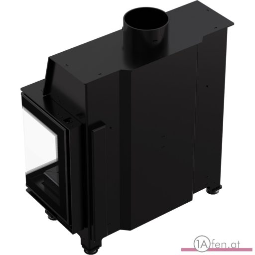 Kratki simple s  kamineinsatz mit rechte eckscheibe/ 6kw