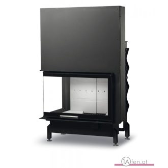 Pantech kamineinsatz 90 evo ld cg linken mit eck-scheibe