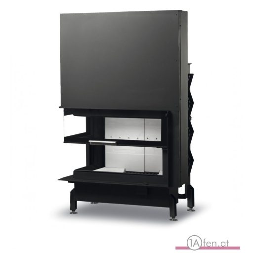 Pantech kamineinsatz 90 evo ld cg linken mit eck-scheibe