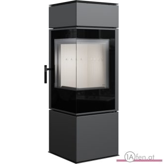   Kaminofen kratki thor 8 - raumluftunabhängig - 8 kw mit eckscheiben