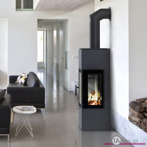 Kaminofen Kretki THOR VIEW , Raumluftunabhängig - 8 kw - 3-scheiben