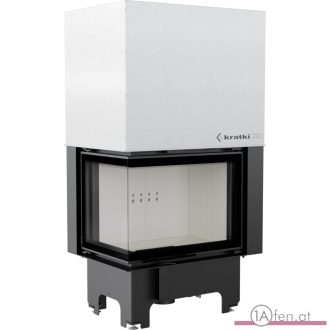KRATKI KAMINEINSATZ VNL 610 MIT LINKEN ECKGLAS / 9KW
