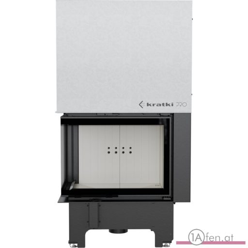 KRATKI KAMINEINSATZ VNL 610 MIT LINKEN ECKGLAS / 9KW