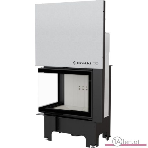 KRATKI KAMINEINSATZ VNL 610 MIT LINKEN ECKGLAS / 9KW